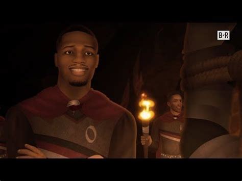 Dame Drops Some Bars on the Warriors .